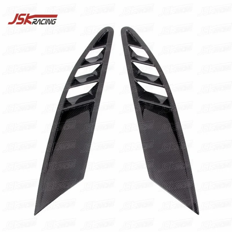 

Jsk Style Carbon Fiber Front Bumper Side Vents (Plain Weave) For 2011-2013 458 Italia And Spider
