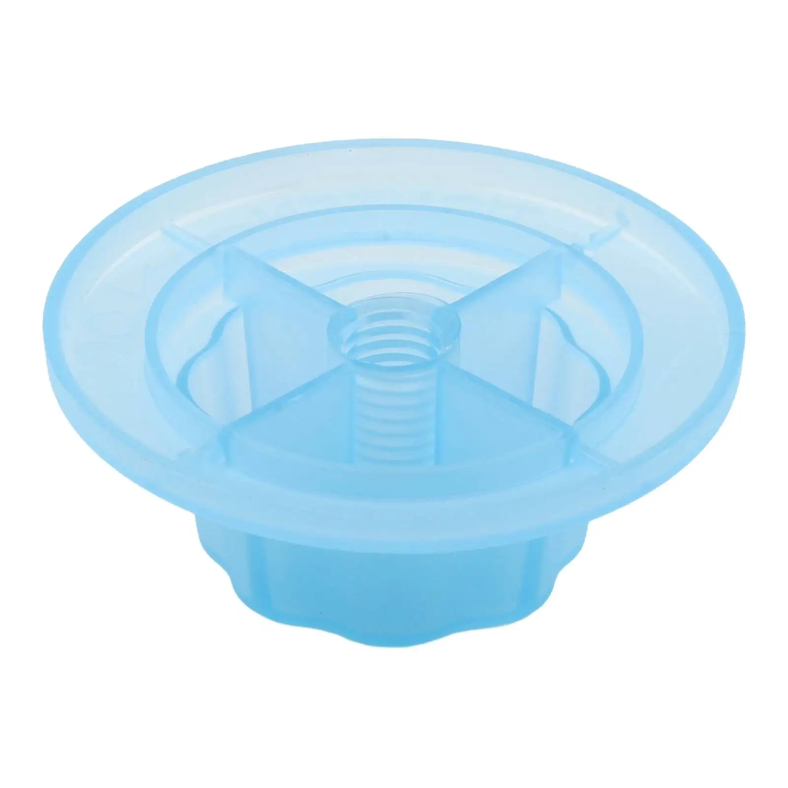 Radius 15cm Fan Blade Blue Fan Blade Sturdy Plastic Construction Three Leaves Design Versatile Size For Desk Fans
