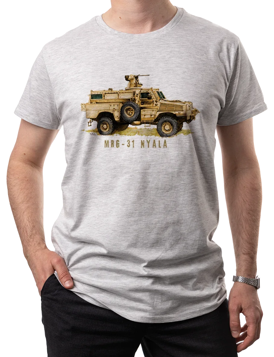 RG-31 Nyala Mine-protected Armoured Personnel Carrier T-Shirt 100% Cotton O-Neck Short Sleeve Casual Mens T-shirt Size S-3XL