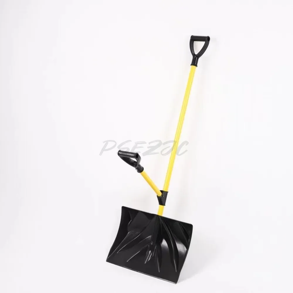 Household Outdoor Portable Snow Removal Plastic Shovel Double Pole Labor-saving Snow Removal