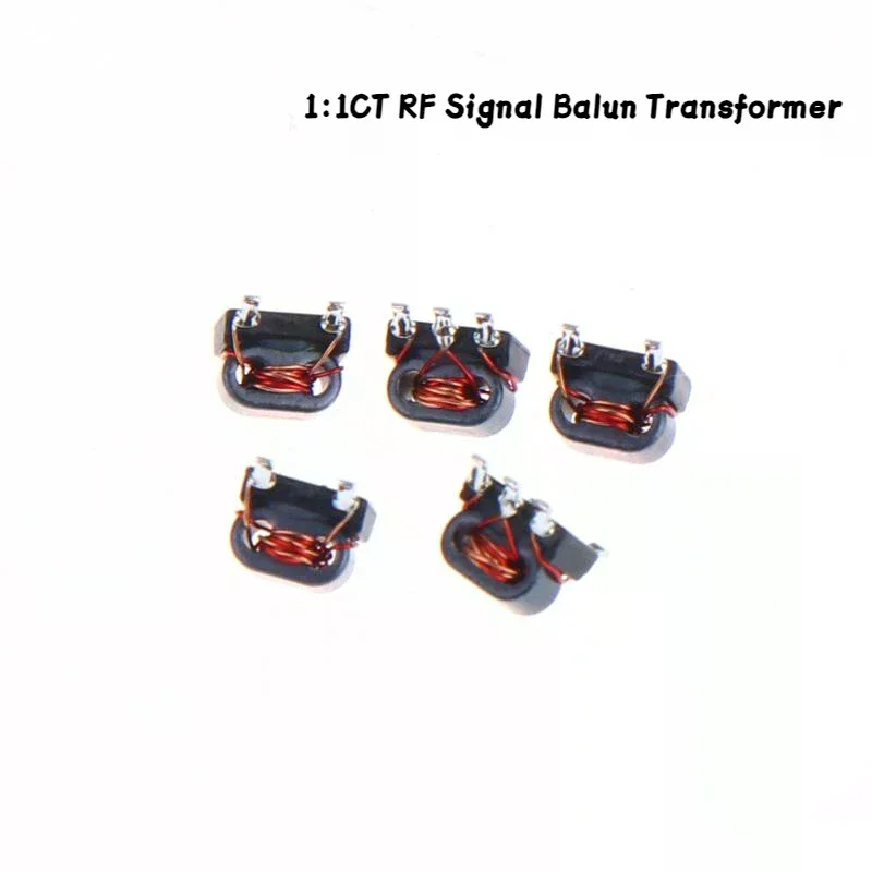 2/5Pcs TC1-1T RF BalunTransformer 0.4-500MHz 1:1 CT Impedance 50Ω Flux Coupled 1:1 Balanced Unbalanced Converter Signal