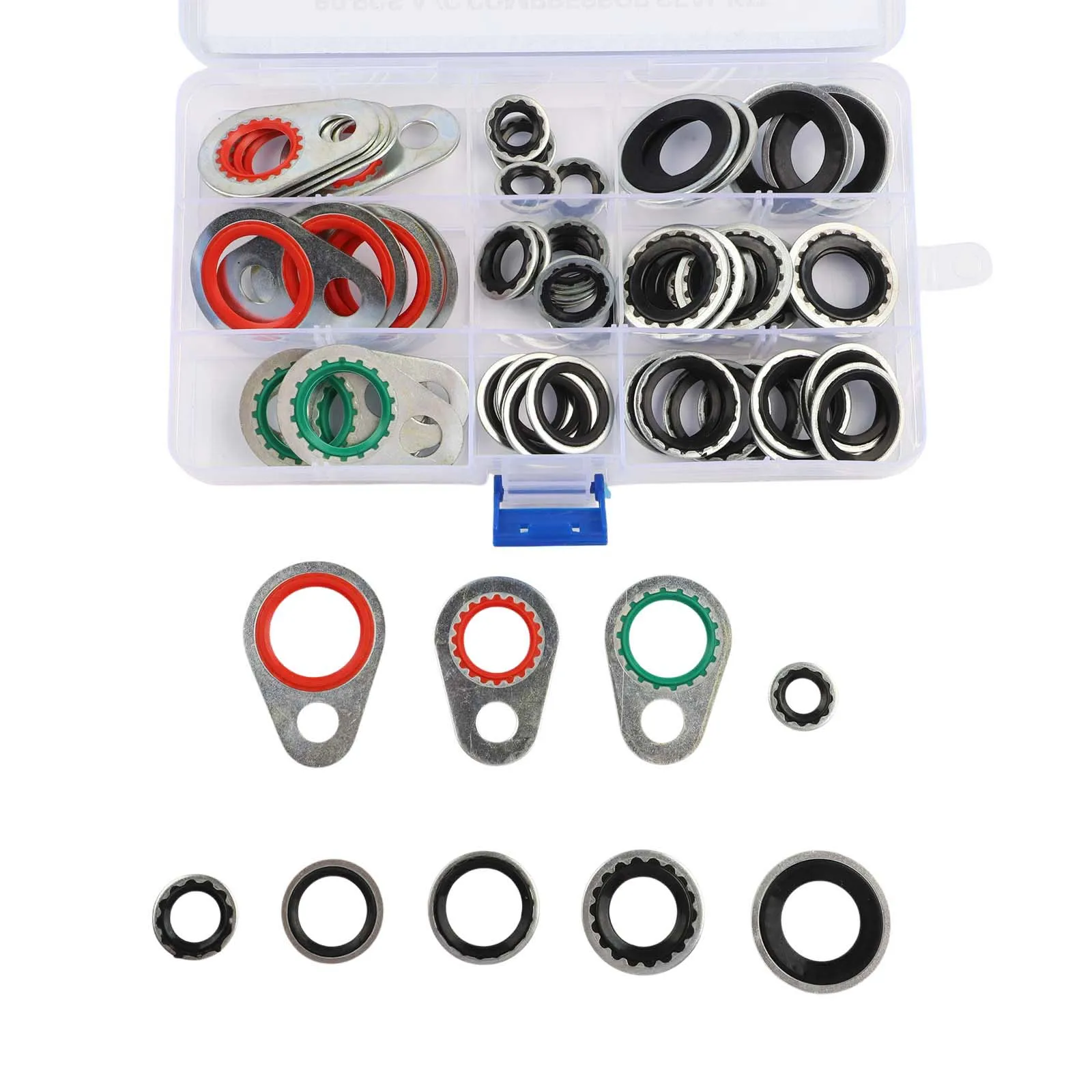 for Air Conditioning Repair A for C Compressor Seals AC System Parts AC Compressor Replacement Parts 9 Different Sizes Easy