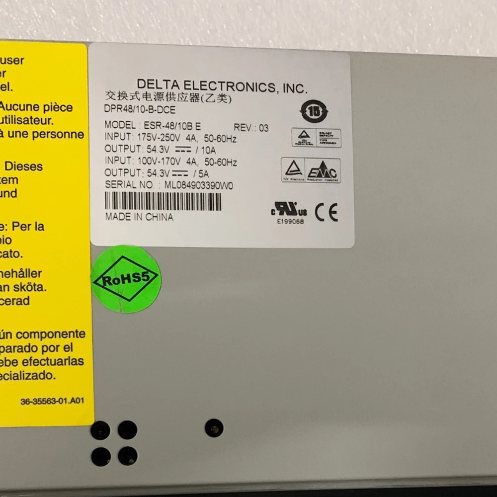 1 PCS ESR-48/10B E Communication Power Rectifier Module DPR48/10-B-DCE 54.3V 10A