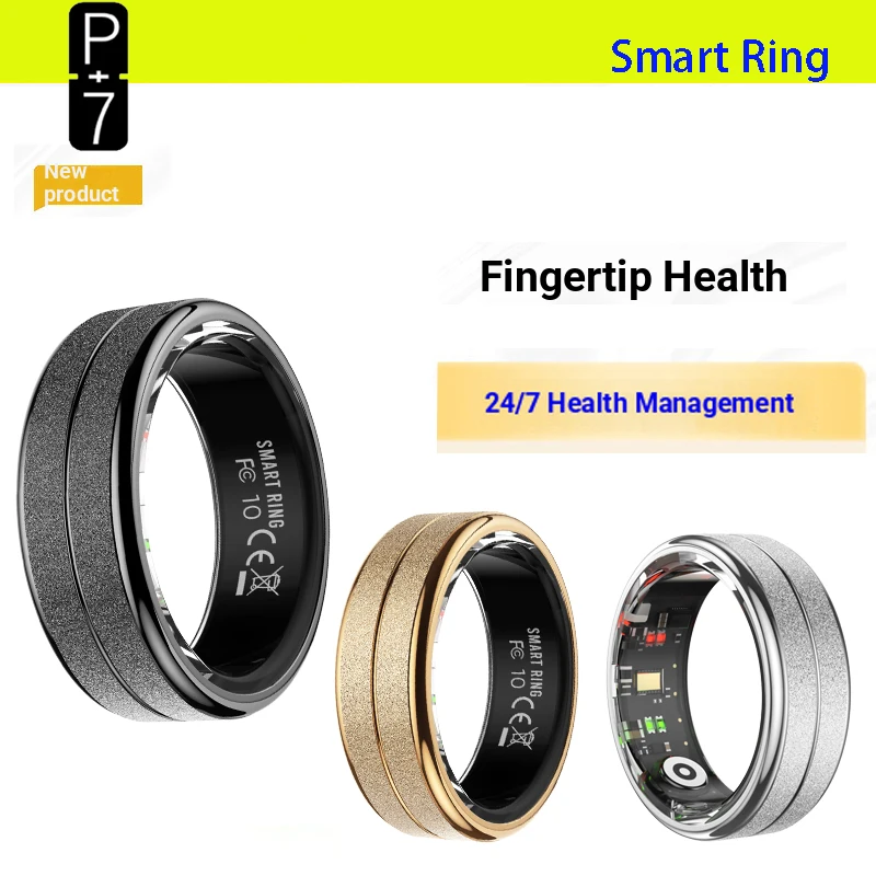 R04S Smart Bluetooth Ring Long Battery Life Health Monitoring Multi-Sport Tracking Gesture Control