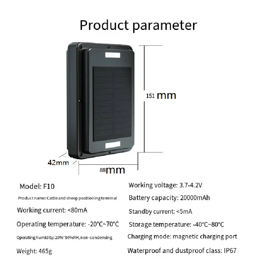 4G Super Long Standby 20000mAh GPS Real Time Waterproof GPS Tracker for Cow Sheep Horse Cattle GPS Locator