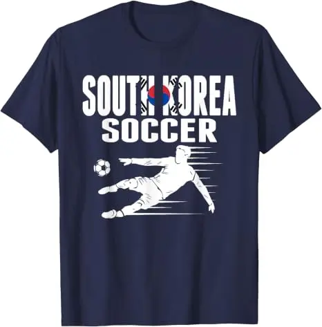 Patriotisches koreanisches Südkorea-T-Shirt, Flagge von Südkorea, koreanische Sportspiele, Sporttrikot, Fußball-Grafik-T-Shirt, Fußballkleidung – Detail 21