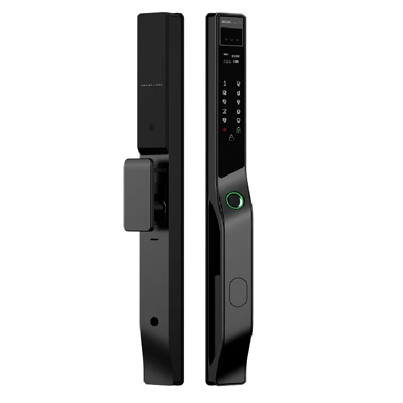 WiFi Camera Fingerprint 3D Face Recognition Night Vision Slim Digital Electronic Smart Door Lock