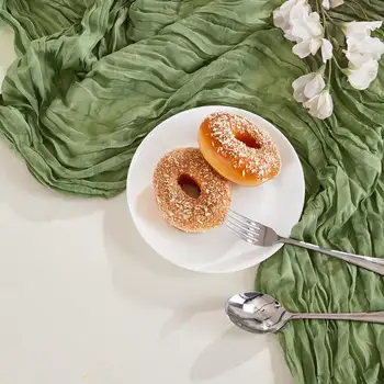 8 best sales Cheesecloth table runner - №2