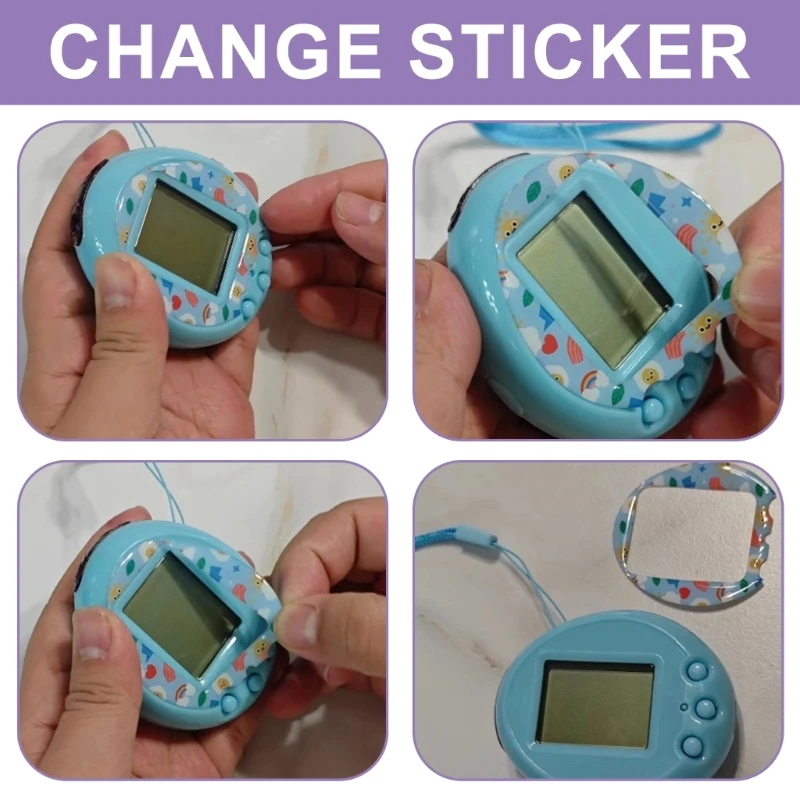 Electronic Virtual Pet Game Toy Digital Pet Machine Handheld Game Console Toy Novelty Pendant Kids Patience Training Toy