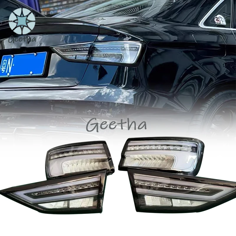 

For Audi A3/S3/RS3 2013-2019 Led Tail Lamp Sedan Dynamic Signal Tail Light Animation Rear Stop Brake Reverse Accessories