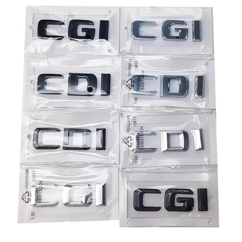 Car Trunk Badge Sticker Logo CGI CDI Emblem For Mercedes AMG GLA CLA C E 200 220 GL ML 270 350 CLS W205 W204 W213 W212 X156 W218 - Image 4