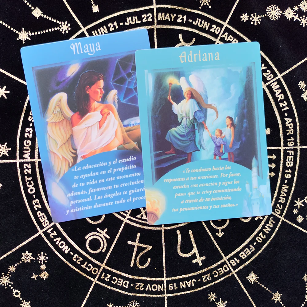 Messages from Your Angels: Oracle Cards - Premium Spanish Deck , High-Quality Print, and Powerful Angelic Messages