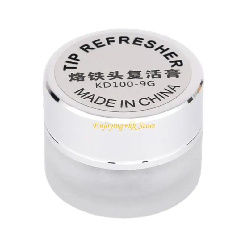 

Q1JB 9g Soldering Iron Tip Tinner Activators Removing Oxidation Cleaning Cream Activators Welding Iron Tip Cleaner