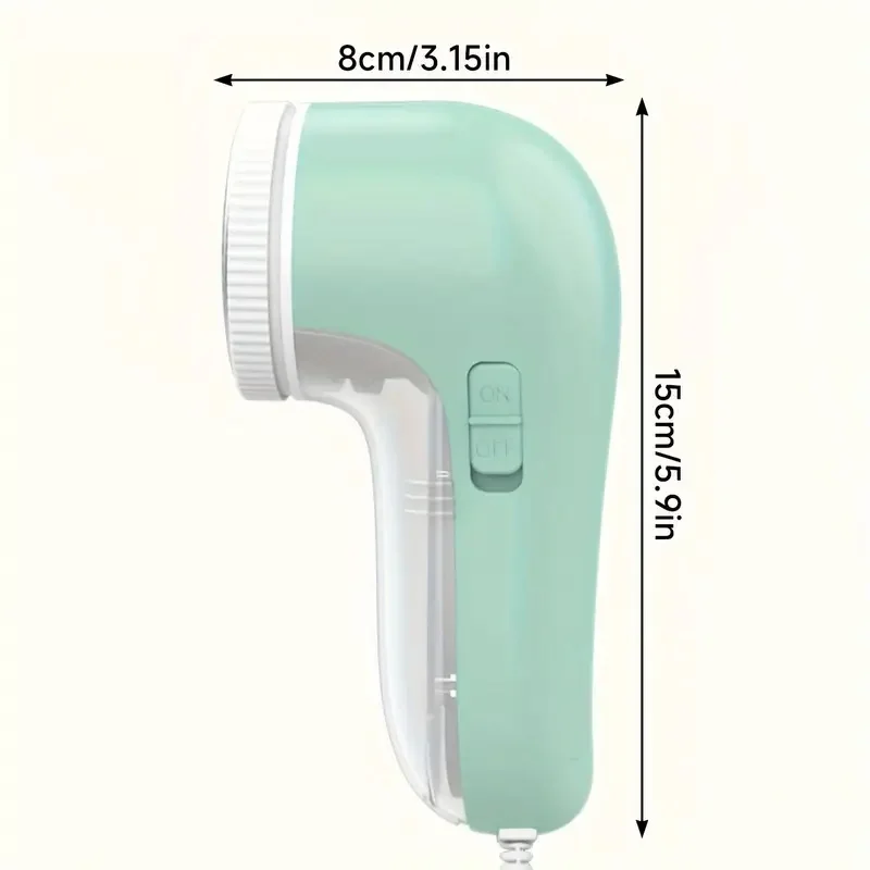

Компактная бритва для ткани с питанием от USB, 3 лезвия для удаления ворса для одежды, дивана, одеяла, эффективный электрический триммер для пуха, без зарядки