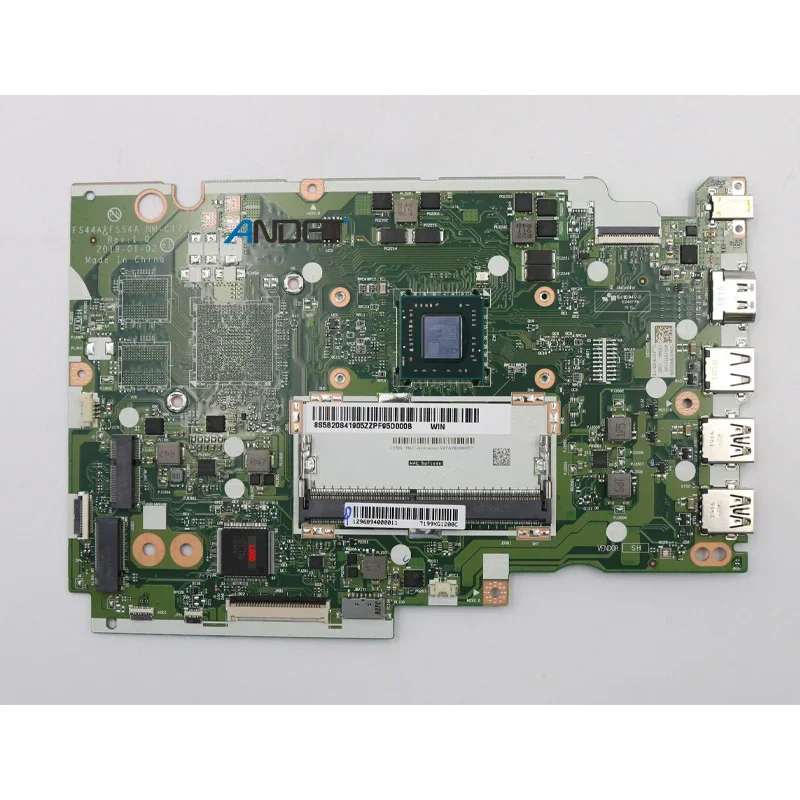 

For Lenovo IdeaPad S145-15AST NM-C171 A6-9225 UMA Laptop Motherboard Notebook Mainboard 5B20S41905 100% test OK