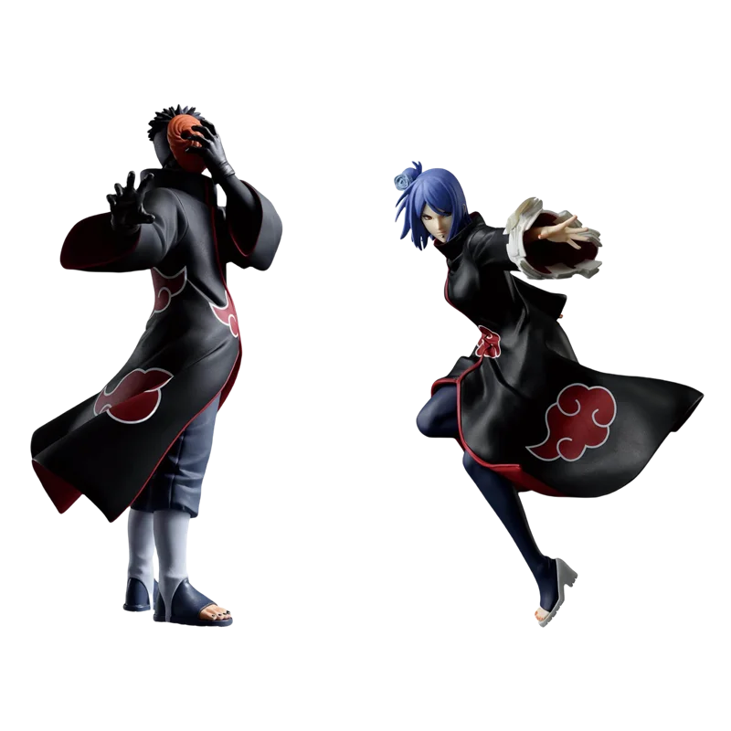 ของแท้ Bandai NARUTO EFFECTREME VIBRATION STARS Akatsuki Deidara HIDAN TOBI KONAN อะนิเมะ Action Figures รุ่นของเล่นของขวัญสําหรับเครื่อง ds