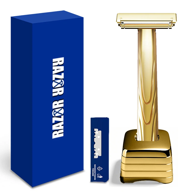 Whityle 21TS Glide Pro 4D Super Safety Rasierer mit Ständer für Männer und Frauen, Haft One Blade, umweltfreundliche Metallrasierer-Geschenkbox – Detail 12