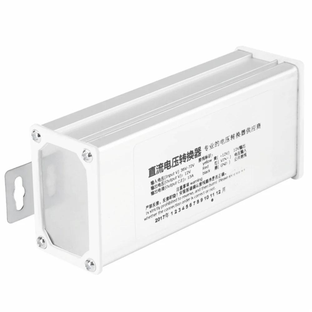 

Stable Output 36V-72V To 12V DC to DC Converter 15A 180W Power Regulator Power Supply Module Electric Vehicle