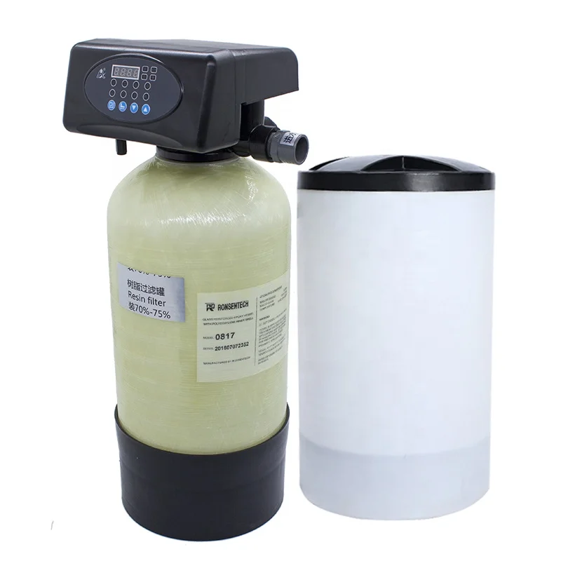 

Small Household Water Softener with Cover and Automatic Softener Control Valve Water Softener for Bathroom