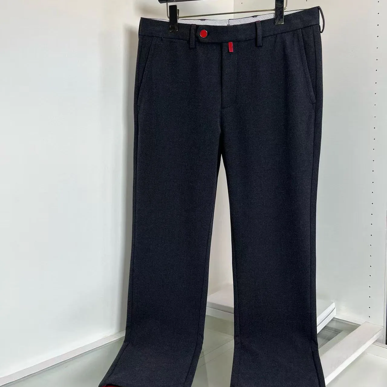 

Итальянская мужская одежда Kiton 25, осенне-зимние новые модные повседневные простые универсальные брюки в стиле Old Money