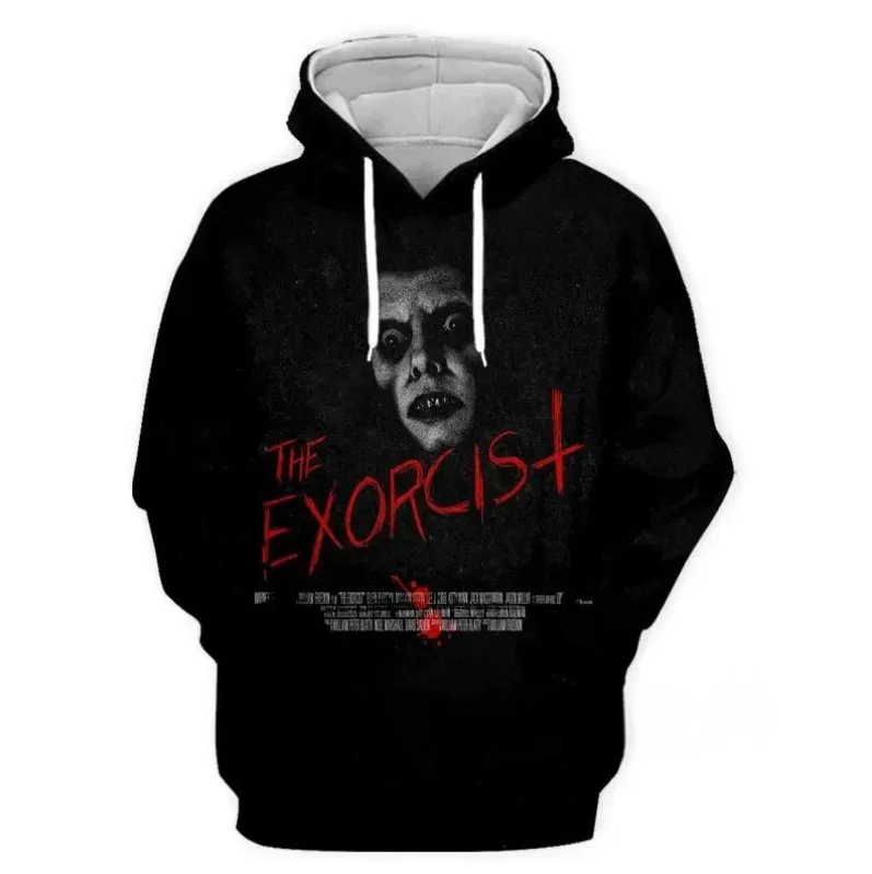 

The Exorcist Hoodies 3D Print Men Women Streetwear Casual Oversized Y2k Harajuku Hooded Sweatshirts Tops Kids Clothing