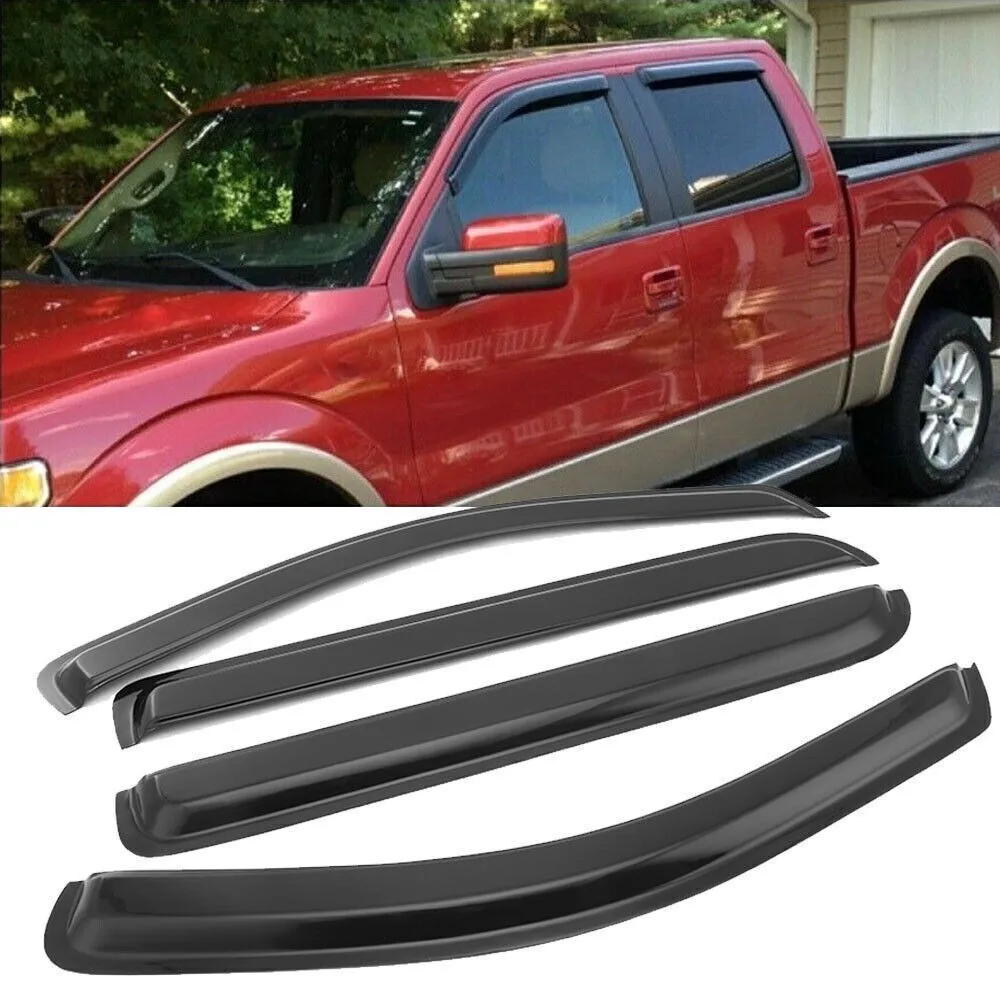 

Для Ford F-150 Super Crew Cab 2004-2008 годов выпуска: акриловые дефлекторы окон, защита от дождя