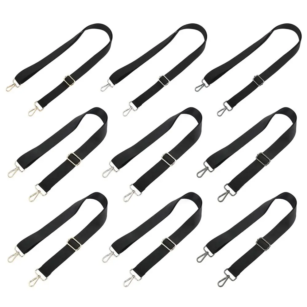 Adjustable Black Nylon Shoulder Bag Strap, Replacement Belt