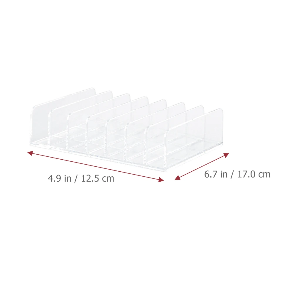 

2Pcs Eyeshadow Organizer Stand Durable Holder Multi-Grid Makeup Storage Box Organizer for Home Or Travel