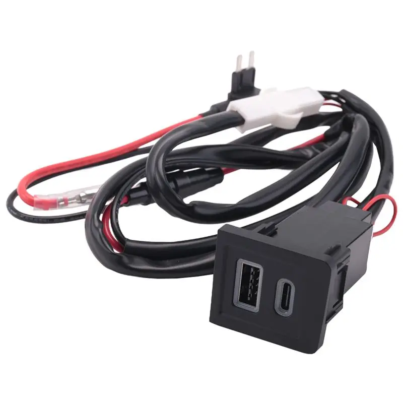 

A85E-Car PD Port Fast Charging Phone Charging Adapter For Multivan T5 QC3.0 Fast Charging Car USB