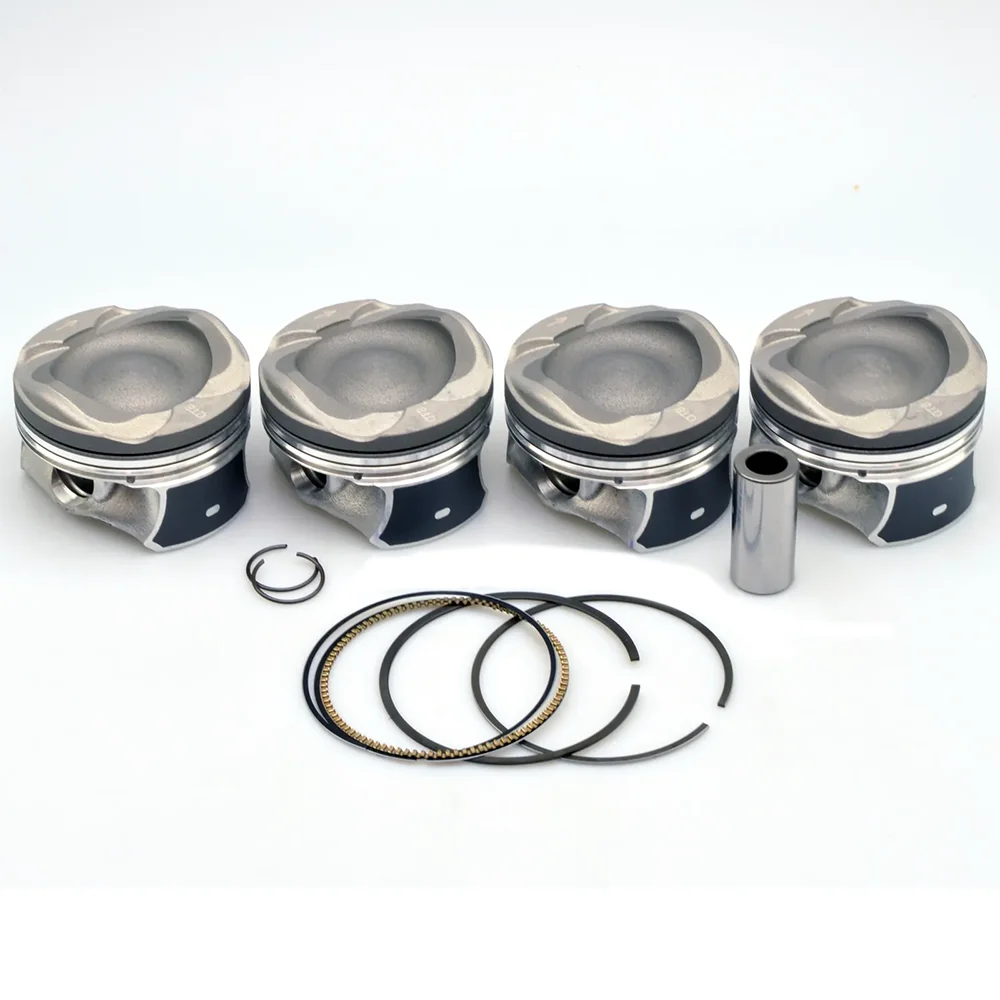 AUTO Engine Part Pistons & Piston Rings Set For FORD VOLVO 1.6L L4 1.6T GAS 1.6 L T EcoBoost Flexifuel B4164 JTDA 2010-2020