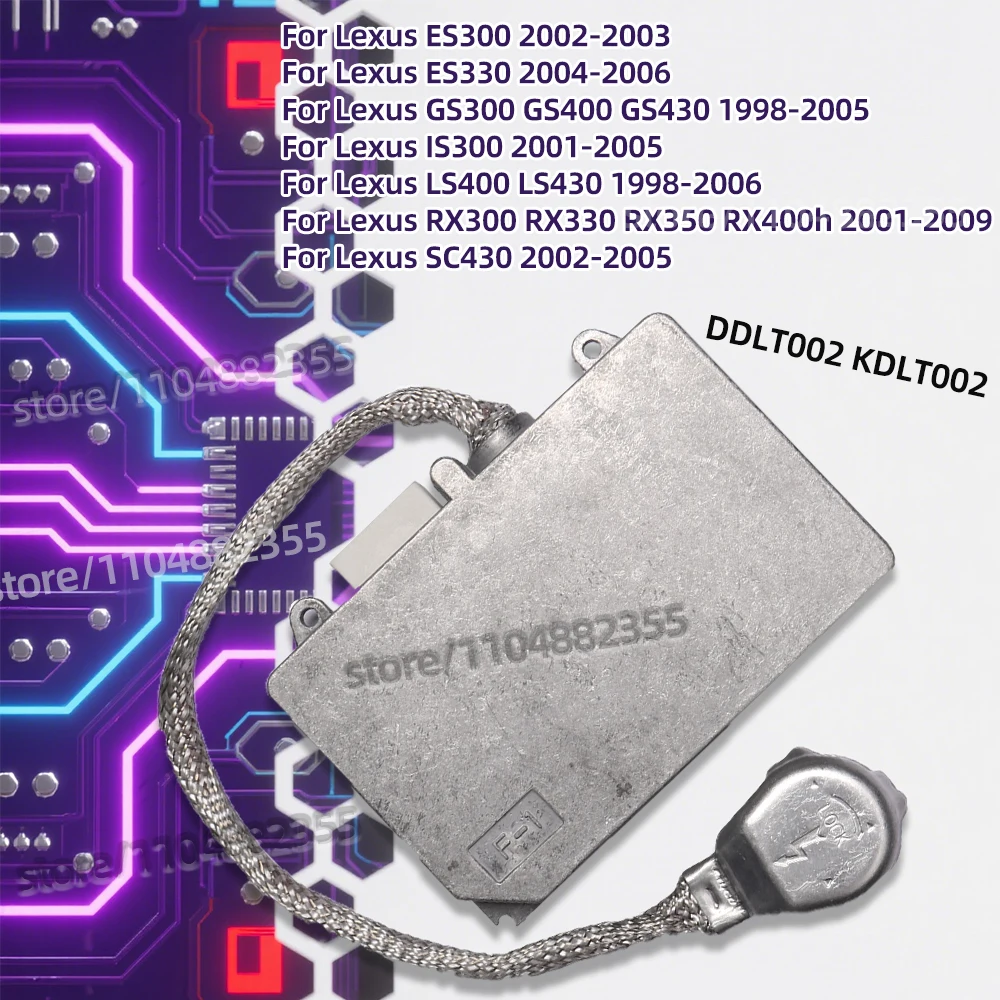 

8596708010 Балластный ксеноновый модуль управления фар HID 85967-50020 KDLT002 для Lexus ES300 ES330 GS300 IS300 LS400 RX300 SC430
