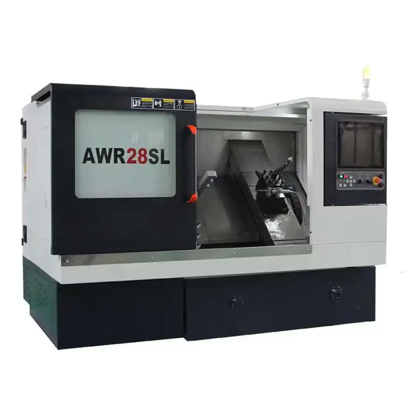 عالية الدقة AWR28SL سرير مائل ضياء قطع عجلة سبيكة أوتوماتيكية مخرطة CNC هاين