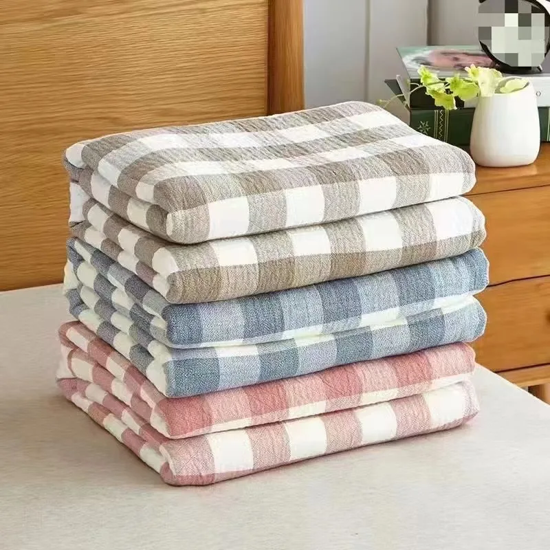 

Blanket Pure Cotton Soft For Children Adult Summer Cool Blanket Single Double BedSofa Office Blanket150*200CM 200*230CM