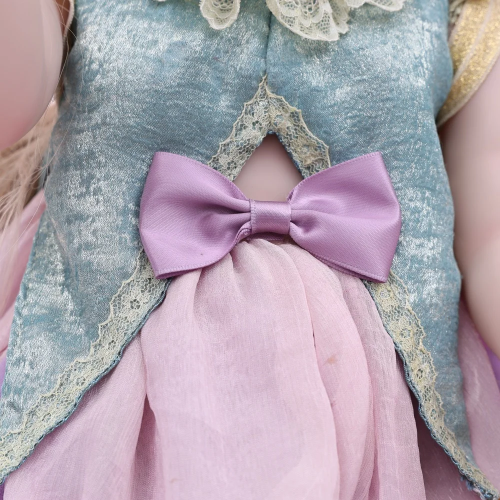 Cloveray 55 cm Poppenkleertjes Marionet Pop Jumpsuit Geschikt 22 Inch Pop Vlinder Fee Reborn Babypop Accessoires Dress-up Game