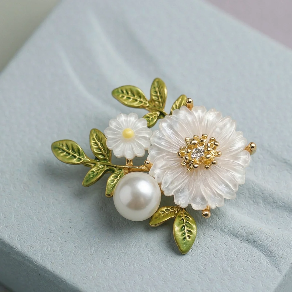 Broche 2026, Broche élégante, Pince à soie, Épingle décorative, Polyvalent, Accessoire anti-exposition, Boucle métallique DIY, Corsage, Broche exquise, Pour le quotidien, Haute valeur esthétique, Unique, Élégant, Tenue personnalisée style Ins, Broche pour banquet d'affaires, Minimaliste, Accessoire de sac, Broche thématique, Accessoire de col