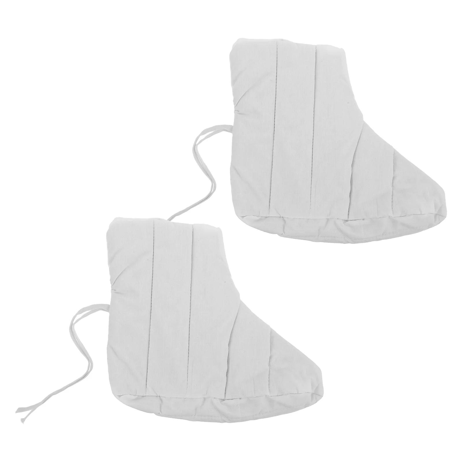 

1Pair Thickened White Cotton Socks for Refrigerated Warehouse Warmth-Retaining High-Performance Work Socks Breathable