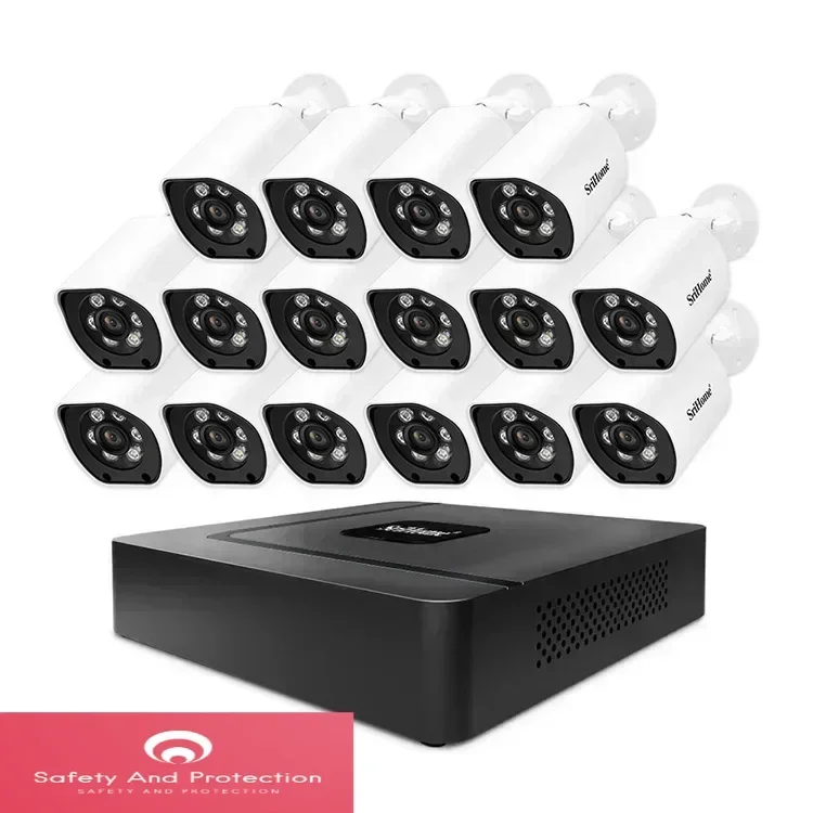 

Система видеонаблюдения NVS003 16CH 4K CCTV с NVR-комплектом и поддержкой HDD до 8 ТБ