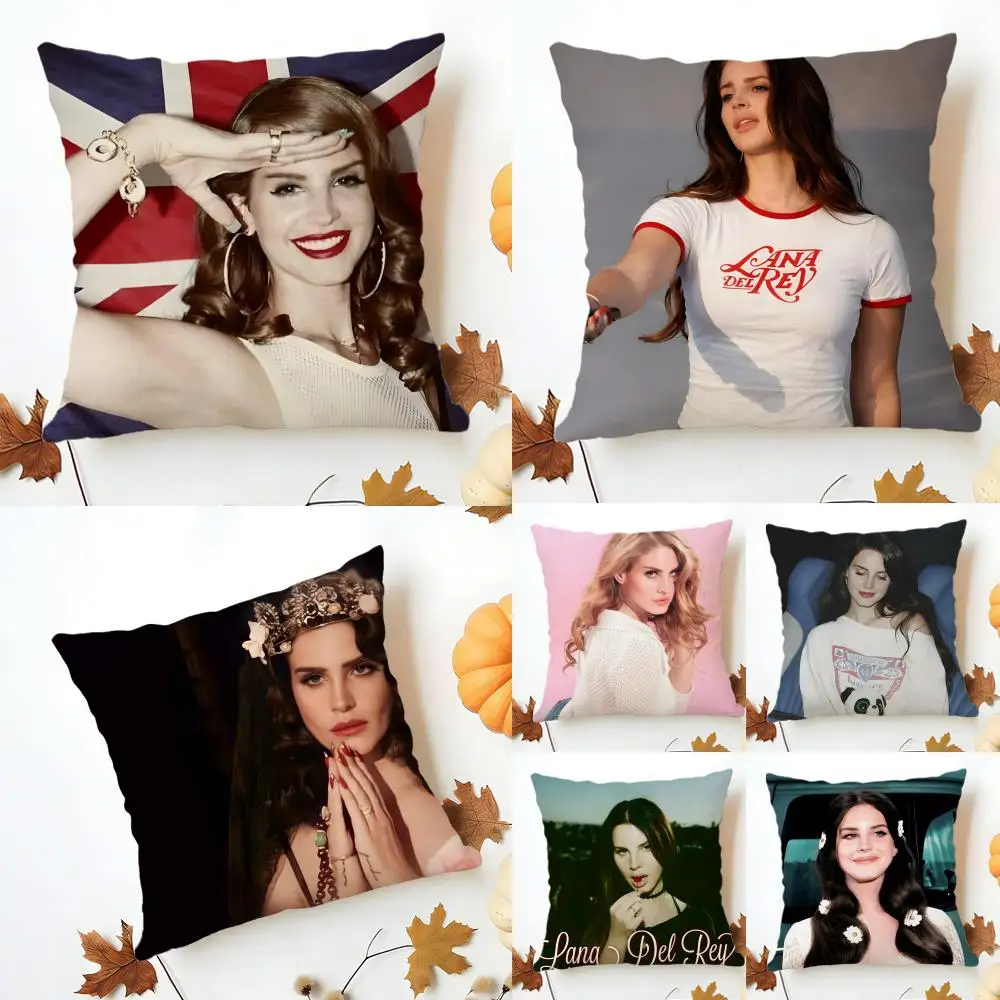 Housse de coussin L-lana Del Rey en lin lavable, confortable pour canapé-lit, décoration de la maison et de la chambre