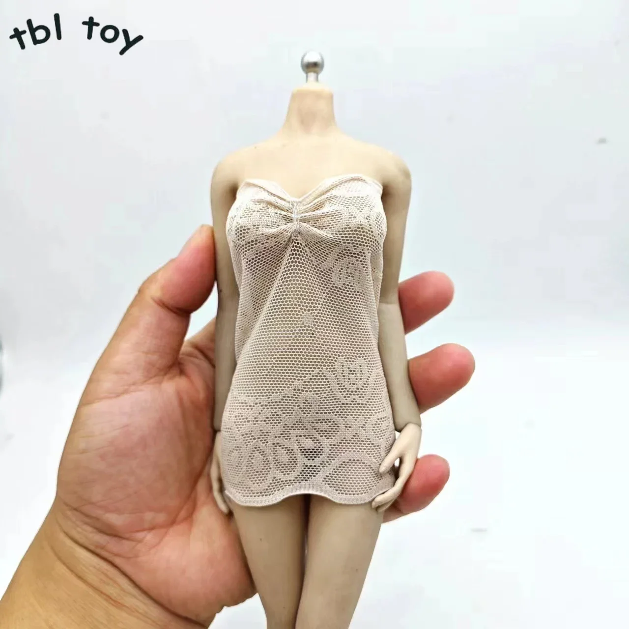 1/6 scale female solider sexy net lace Perspective dress model for 12in Big Chest action figure dolls