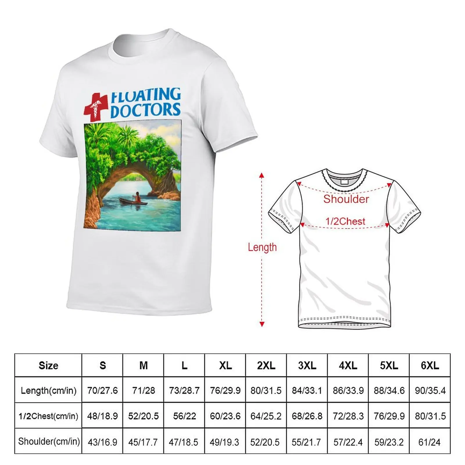 Floating Doctors Ngabe Woman Paddling Cayuco in Bocas Del Toro, Panama T-Shirt t shirt man casual man graphic t shirt T-Shirt