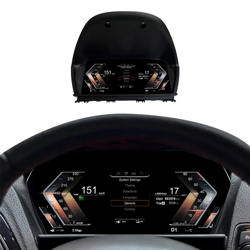 

Smart Car Digital Instrument LCD Dashboard Speedometer for X1 X2 F48 F49 F39 E84 2006-2025 LINUX System Digital Cluster