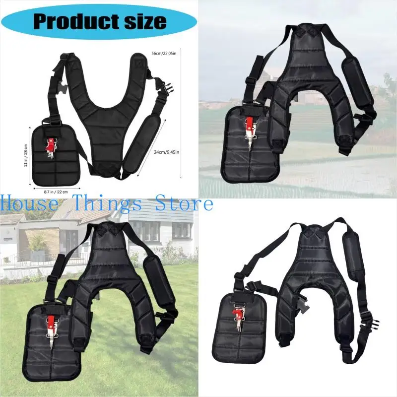 

652F Trimmer Shoulder Strap Brush Cutter Harness Universal Gardening Equipment