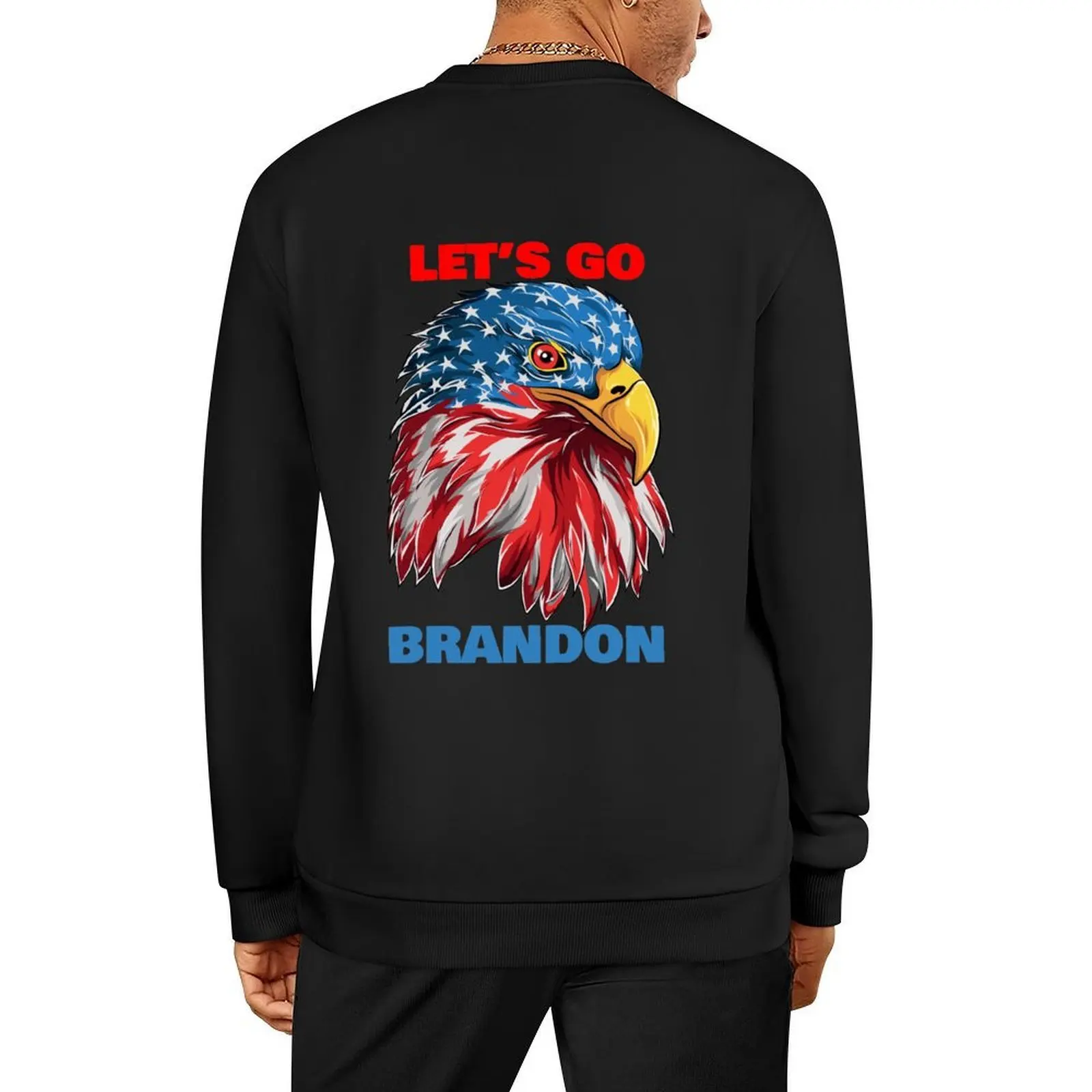 

Let's Go Brandon Flag Pullover men wear mens clothing tracksuit aesthetic clothing anime sweatshirt