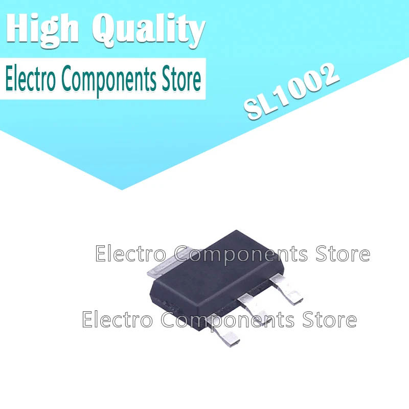 

10Pcs/Lot SL1002 Audio Frequency Power Amplifier SOT-223 Bipolar Junction Transistors (BJT) NPN