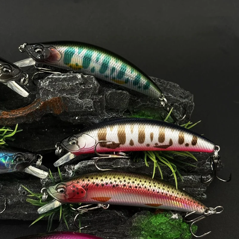 Señuelo Minnow Hundimiento Lento Lanzamiento Largo Acción Realista - imagen 3