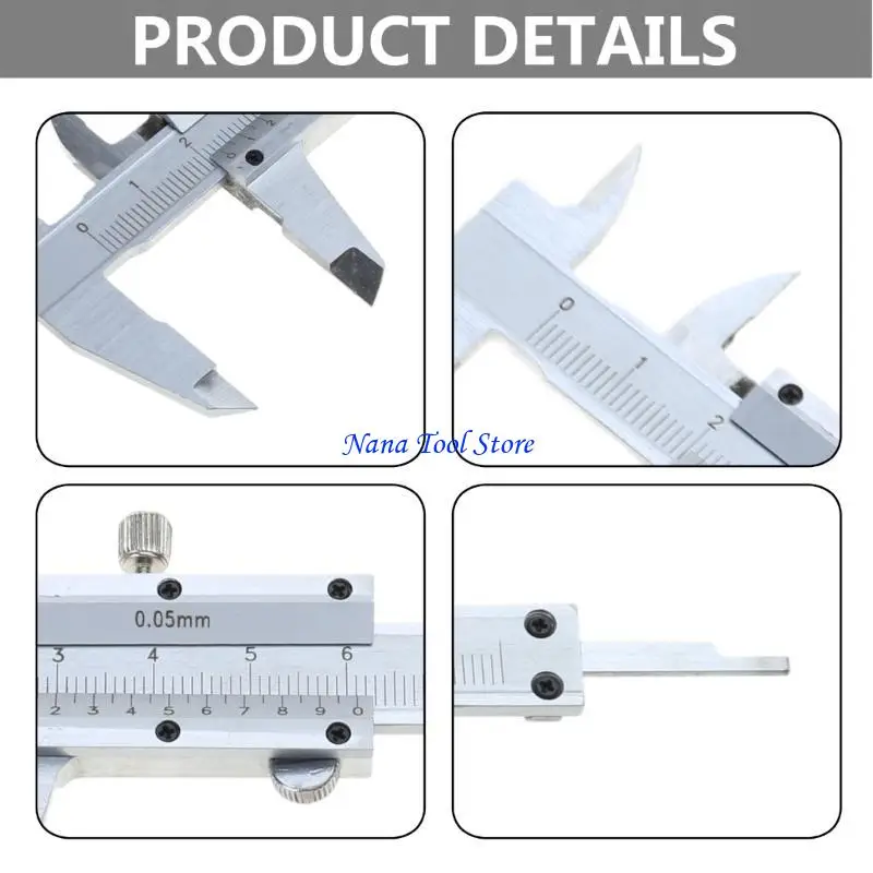

31GJ 0-150 мм/0-6 'Woodworking Ruler Measure Tool Nevanless Vernier SAPIPER