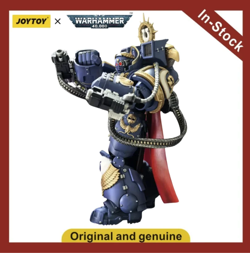 【UA】JOYTOY  Warhammer 40K  Scale 1/18 Action Figures Ultramarines Marneus Calgar, Chapter Master Models Toys Gifts