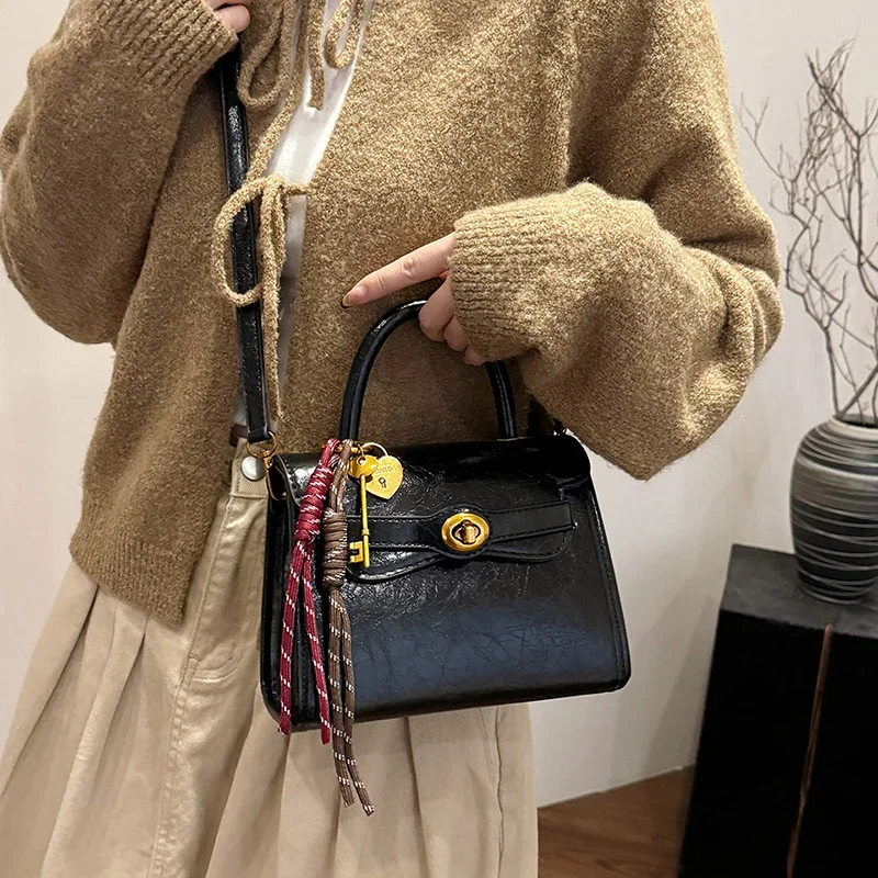 

Ladies Fashion Leather Tote Bag Messenger Style Shoulder Handbag For Women By Luxury Brand Classic Elegant