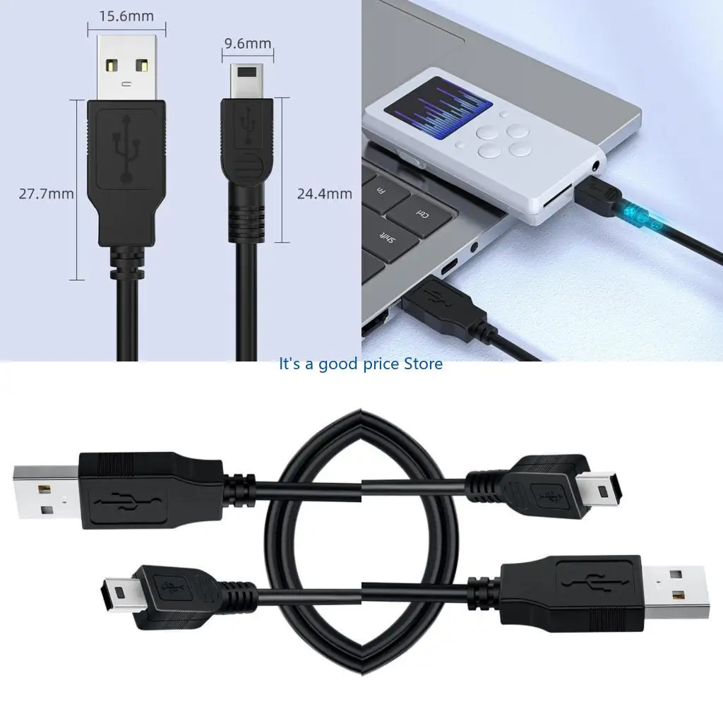 

Fast Speed Mini USB Charging Cord USB Data Cable Line for Cameras Old Phones