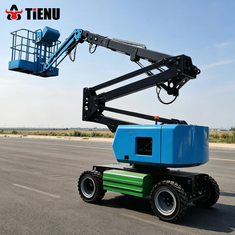 Scissor Are Hydraulic Suitable For Rugged Terrain Portable Telescopic Boom